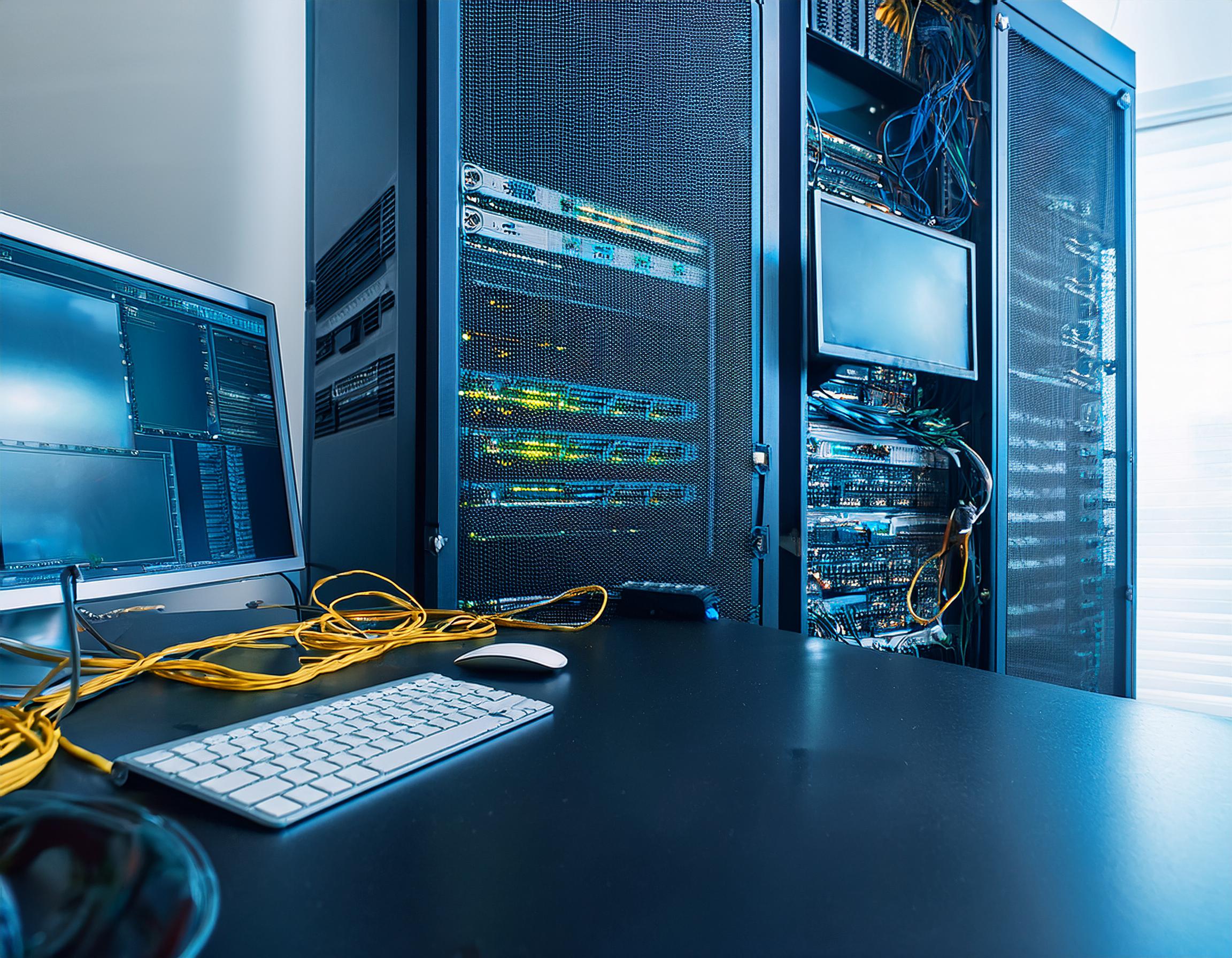 IT-Team am Arbeiten Computer