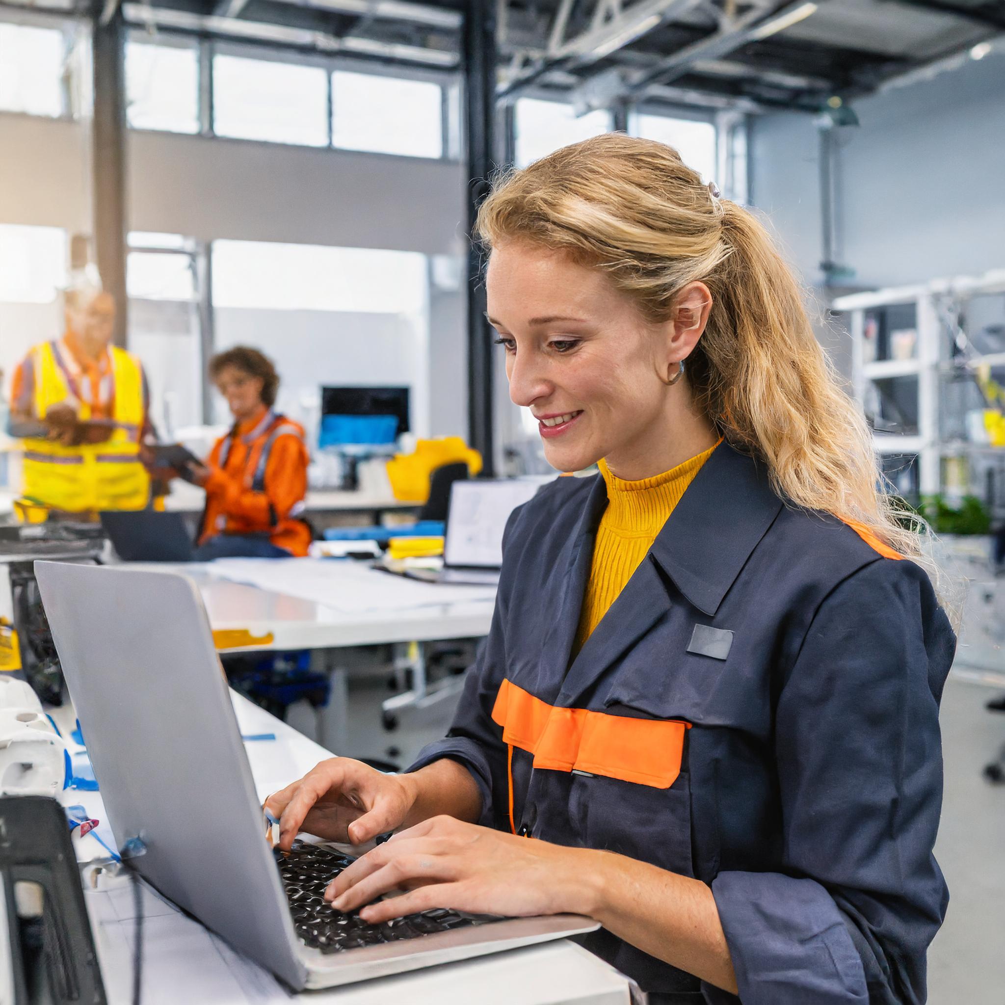 IT-Fachkraft am Computer