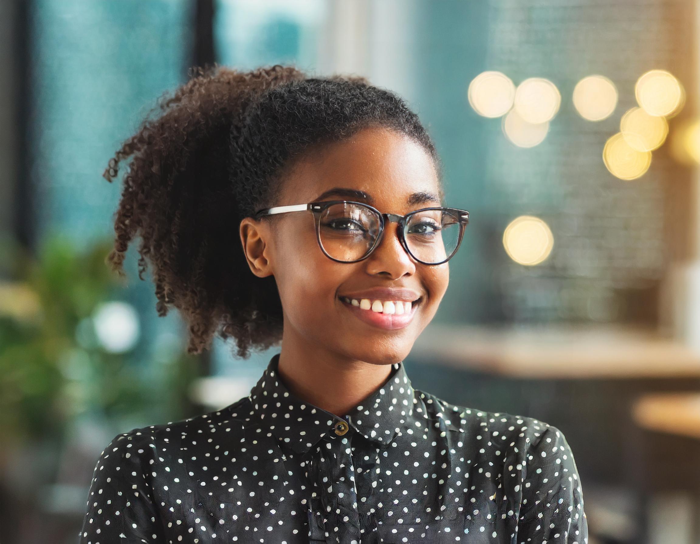 Glückliche Person, positive Stimmung