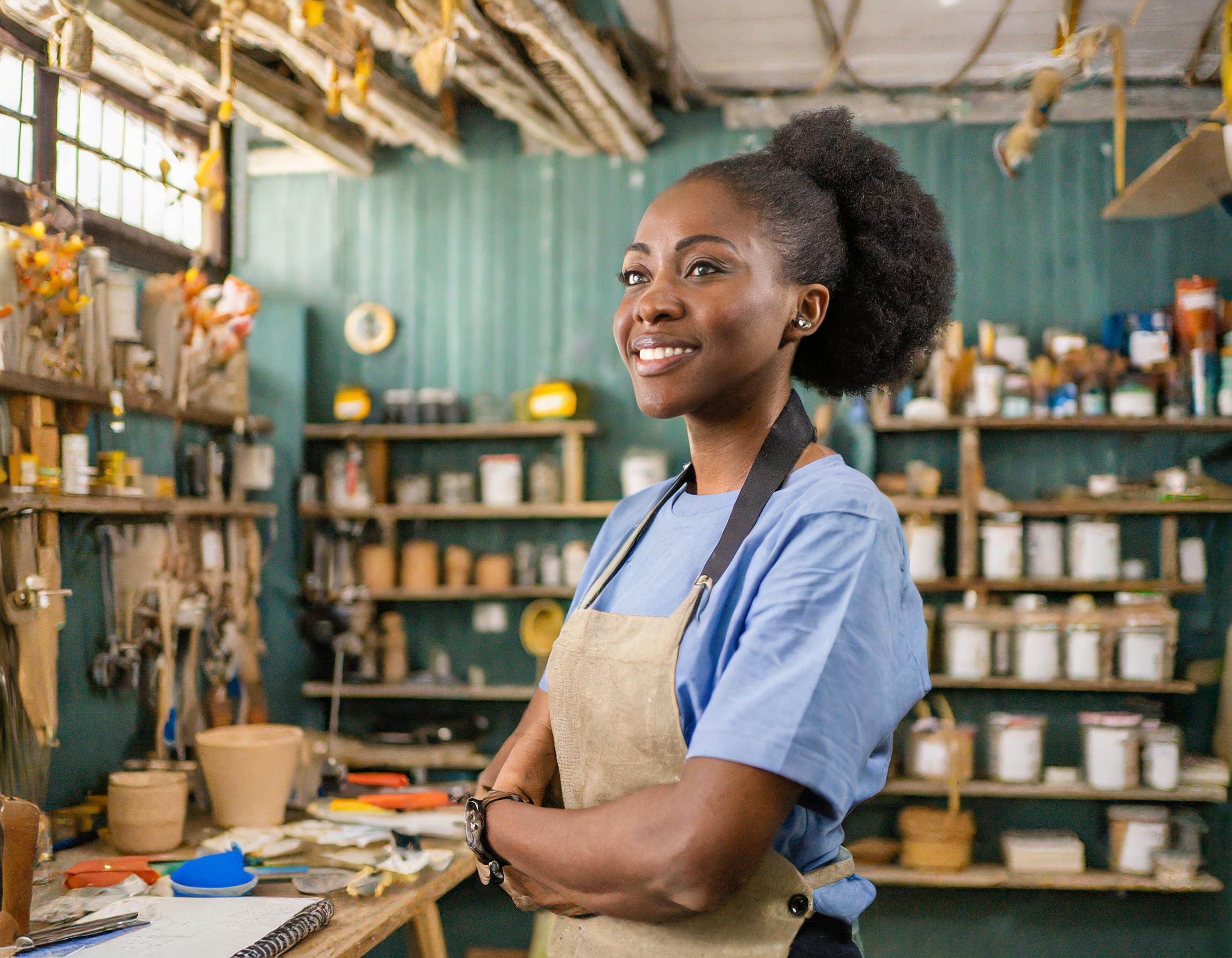 Teammitglied bei der Arbeit